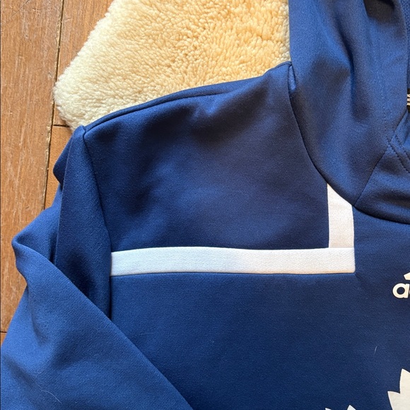 Adidas Navy Toronto Maple Leafs Hoodie - Picture 5 of 11
